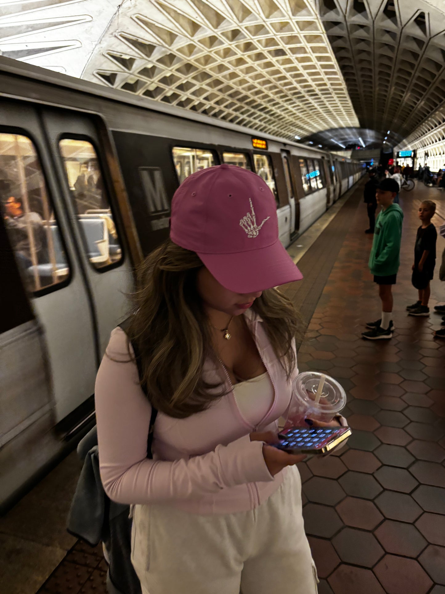 Pink Athletic Hats